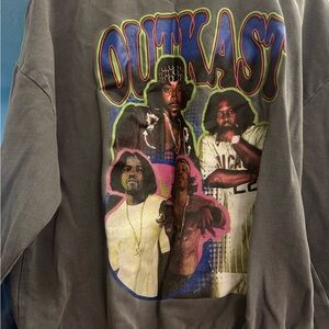 Outkast Graphic Women's Sweatshirt - Gray